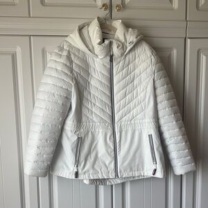 Tommy Hilfiger XXL Women's White Quilted Jacket